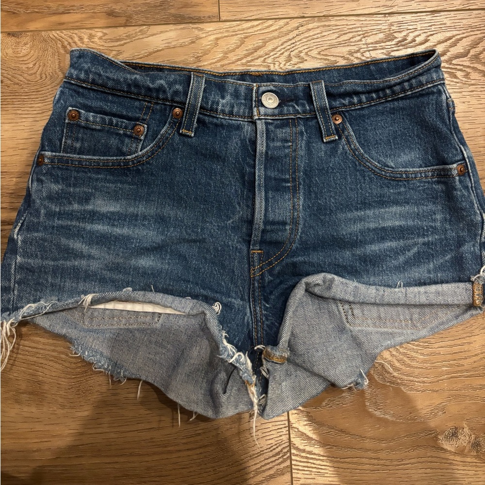 Levi vintage jean short shorts.
